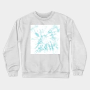 Light Blue Marble Tie-Dye Crewneck Sweatshirt